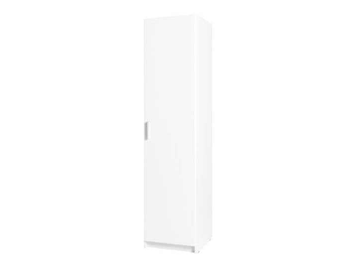 Lomadox Schlafzimmer Kleiderschrank 1-türig, 47cm breit, weiß Hochglanz, SELAWIK-166