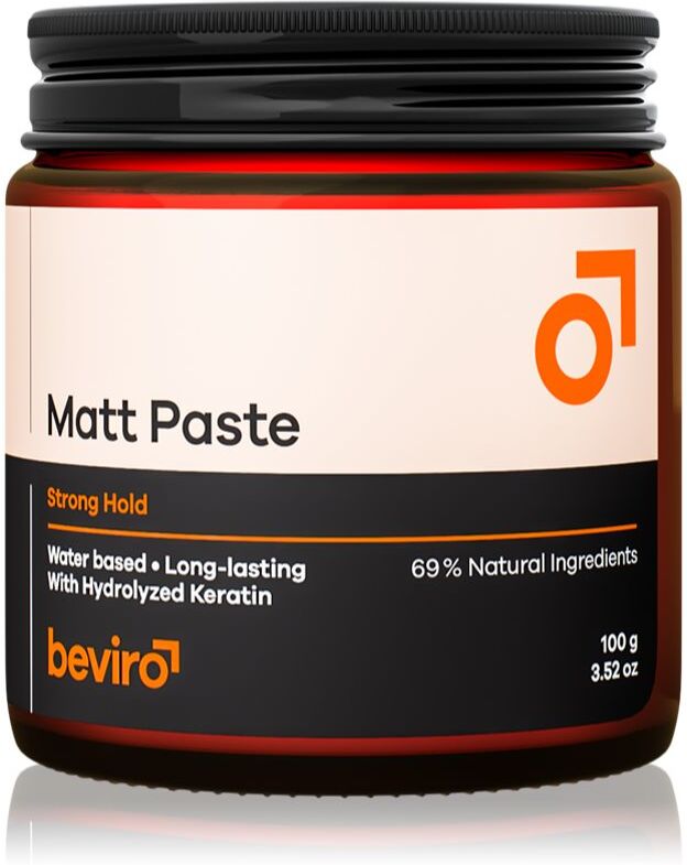 Beviro Matt Paste Strong Hold pâte pour cheveux Matt 100 g