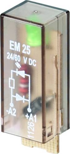 Weidmüller Steckmodul mit LED, mit Freilaufdiode RIM-I 2 110/230VDC GN Leuchtfarben: Grün 10St.