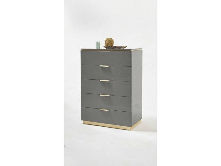 Xlmoebel Hochkommode Beige Holz Kommode Luxus Sideboard Konsolen Schrank Möbel (Hochkommode, 1 St., Hochkommode, 5 Schubladen), Made in Europa