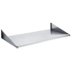 VM Europa - Edelstahl Wandbord - Einfach Montierbar - AISI 430 Legierung - Wandregal Küchenregal Gastro Edelstahlregal: 100 x 20 cm / 40 kg
