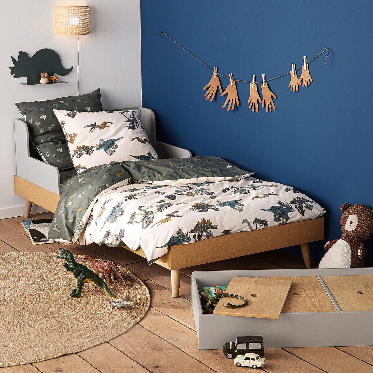 LA REDOUTE INTERIEURS Housse de couette en coton bio Austin