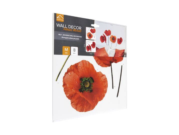 Crearreda Wand-Dekosticker Rot 30.5 cm