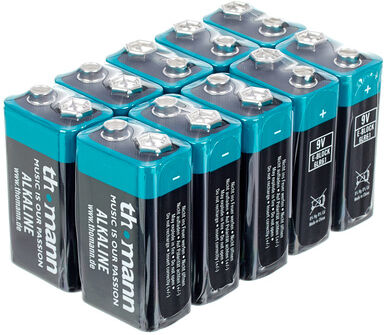 Thomann 9V 6LR 10pc Schwarz