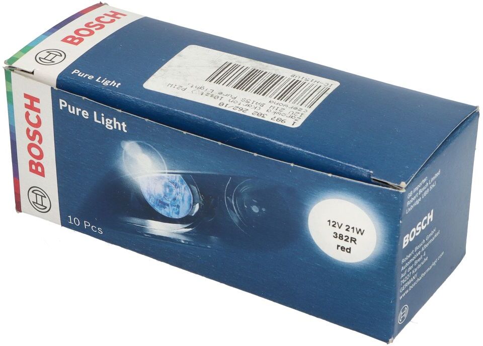 Glühlampe Sekundär BOSCH P21W Pure Light 12V/ 21W ,10 Stück