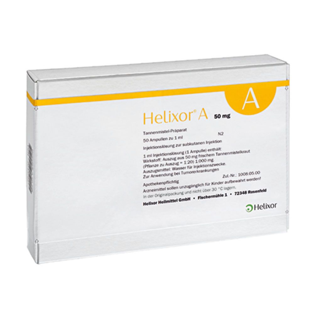 Helixor A Ampullen 50 mg St