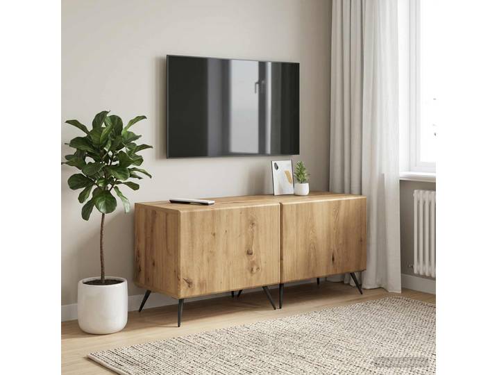 vidaXL TV-Schrank Artisan-Eiche Holzwerkstoff