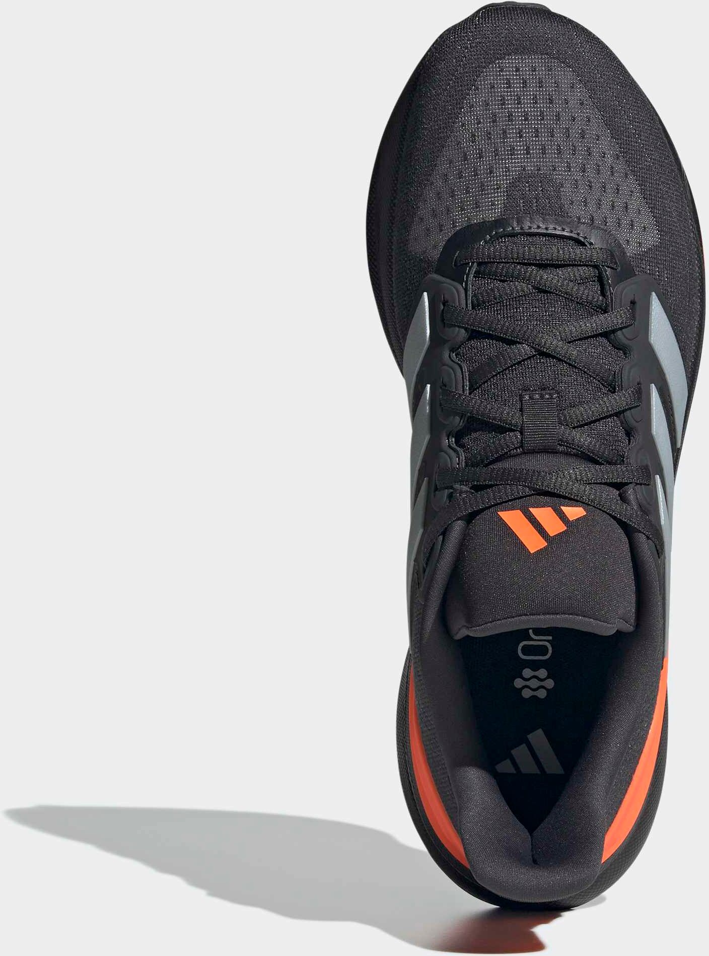 Laufschuh ADIDAS PERFORMANCE "ULTRARUN 5", Herren, Gr. 46,5, schwarz (carbon, matte silber, lucid orange), Textil, Schuhe Laufschuh