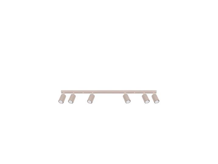 Design Deckenlampe „Karbon“ 6-Flammig Taupe Sollux Lighting