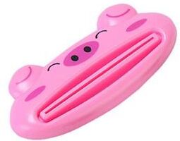 Combo Retail Shop Cute Animal Cartoon Toothpaste Dispenser Home Bathroom Squeezer pink Pig