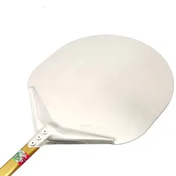 Giemme Spoleto - Professionelle Pizzaschaufel aus eloxiertem Aluminium, Blatt 30 cm, Griff 30 cm, Gesamtlänge 67 cm