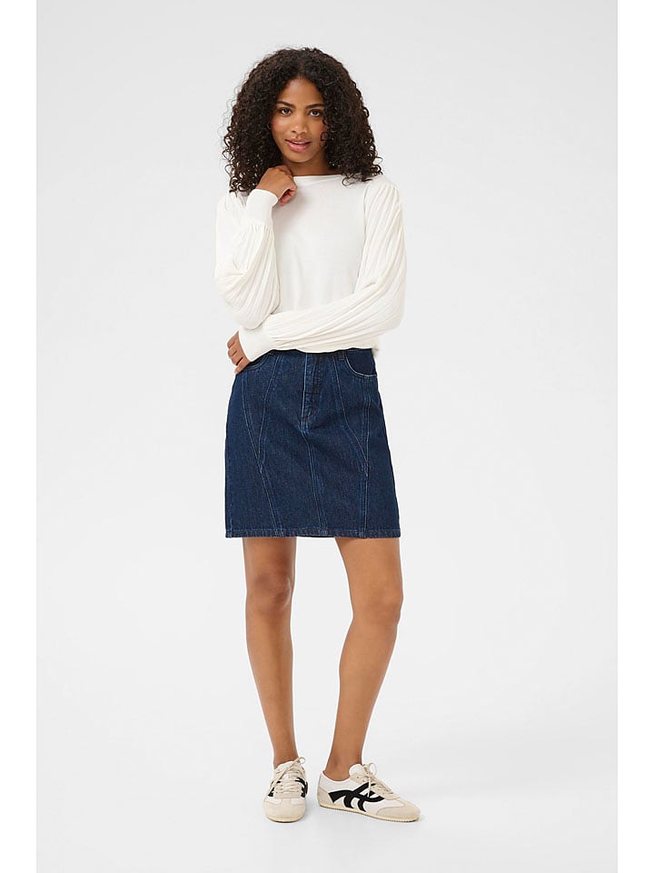 Kaffe Pullover "Lone" in Weiß - L