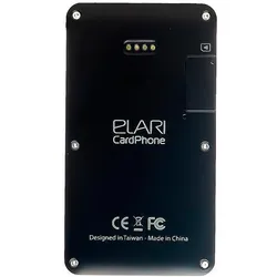 Elari CardPhone Black (Black, Single SIM), Smartphone, Schwarz