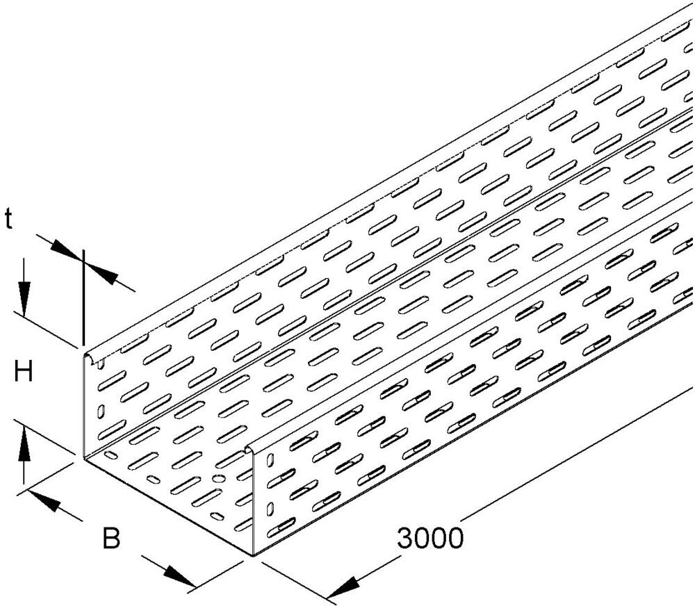 Niedax Kabelrinne RL 110.100)