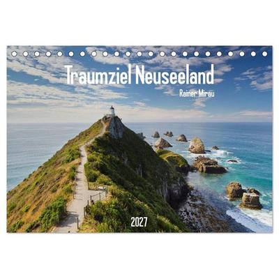 Traumziel Neuseeland 2027 (Tischkalender 2027 DIN A5 quer), CALVENDO Monatskalender