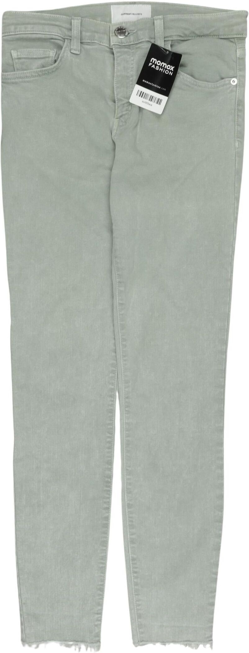 Current/Elliott Damen Jeans, Hellgrün, Gr. W26, kein / Etikett / Elasthan - Second Hand