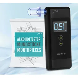 Alkoholtest-Set ACE AF-33 inkl. 25er-Pack Mundstücke