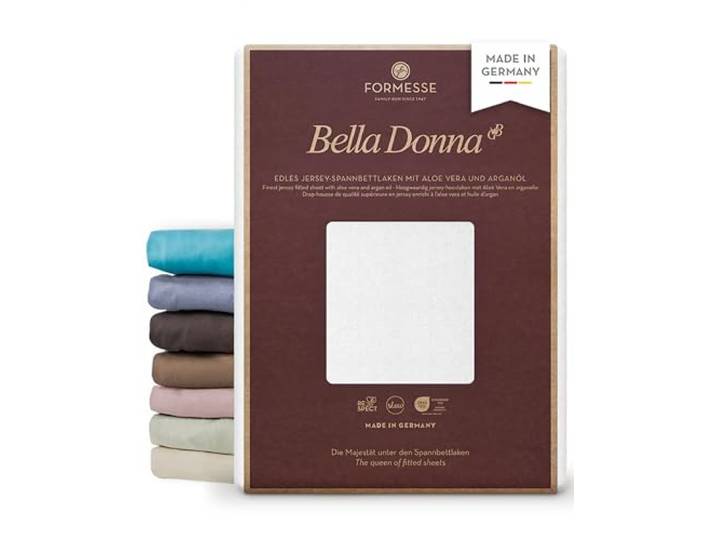 Bella Donna Jersey edles Spannbettlaken: Blickdicht, glatt, kein Pilling