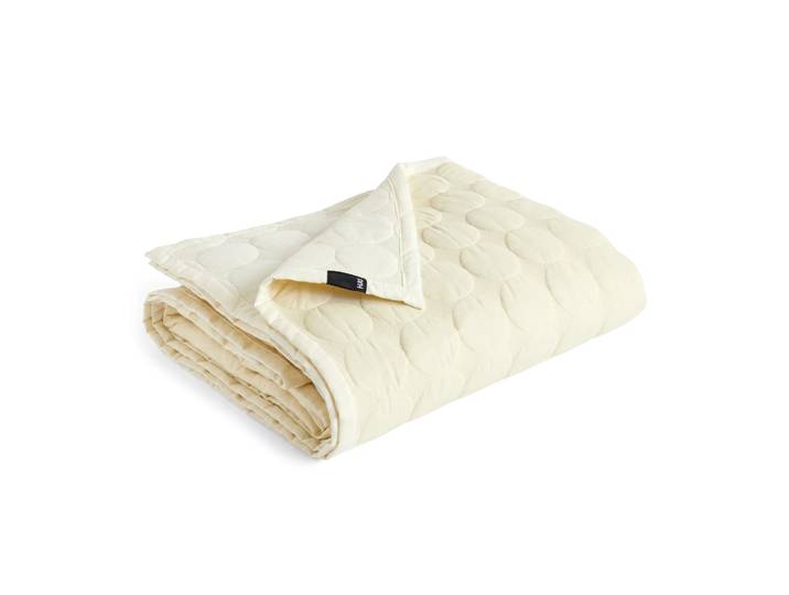 HAY Mega Dot Tagesdecke organic 195 × 245 cm Ivory