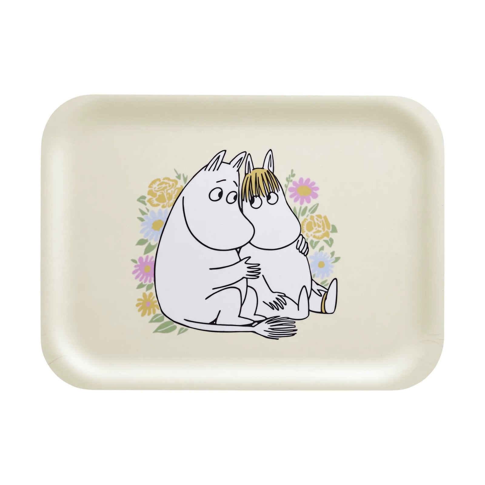 Muurla Moomin dienblad Flowers 20 x 27 cm