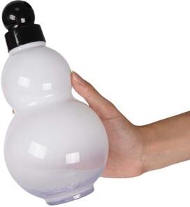 Lush Living Finds Adventure Go Sports Water Bottle With Carry Strap For Hiking, Camping & Daily Hydration white