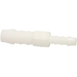 Bevo, Schlauchanschluss + Schlauchverbinder, Schlauchverbinder Nylon 8 mm x 6 mm Schlauchtülle 16bar Weiss (Schlauchverbinder)