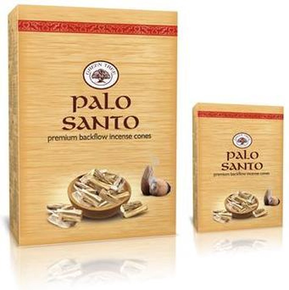 Green Tree Palo Santo Heilig Hout Backflow Wierookkegels - 12 stuks