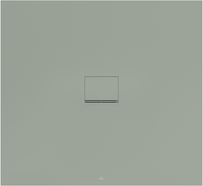Villeroy und Boch Squaro Infinity Duschwanne UDQ1210SQI2BVR8 120 x 100 x 4 cm, morning green, universal, lange Seite geschnitten