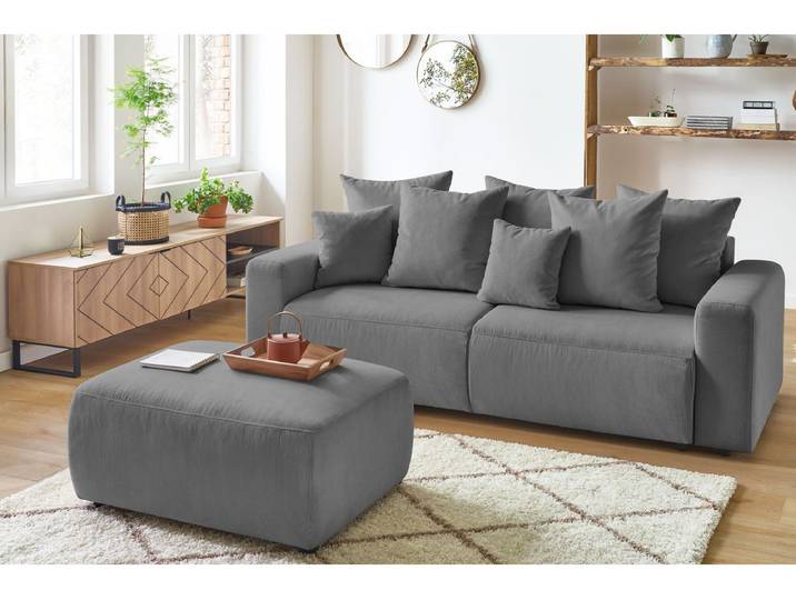 Pouf ENVY velours côtelé