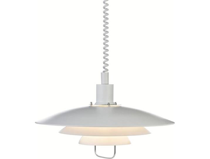 KIRKENES Lampe à suspendre blanche 1 ampoule