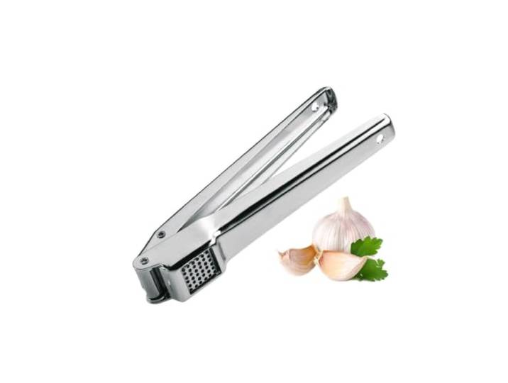 GEFU Knoblauchpresse AGLIO - Edelstahl Knoblauchdrücker für die Küche