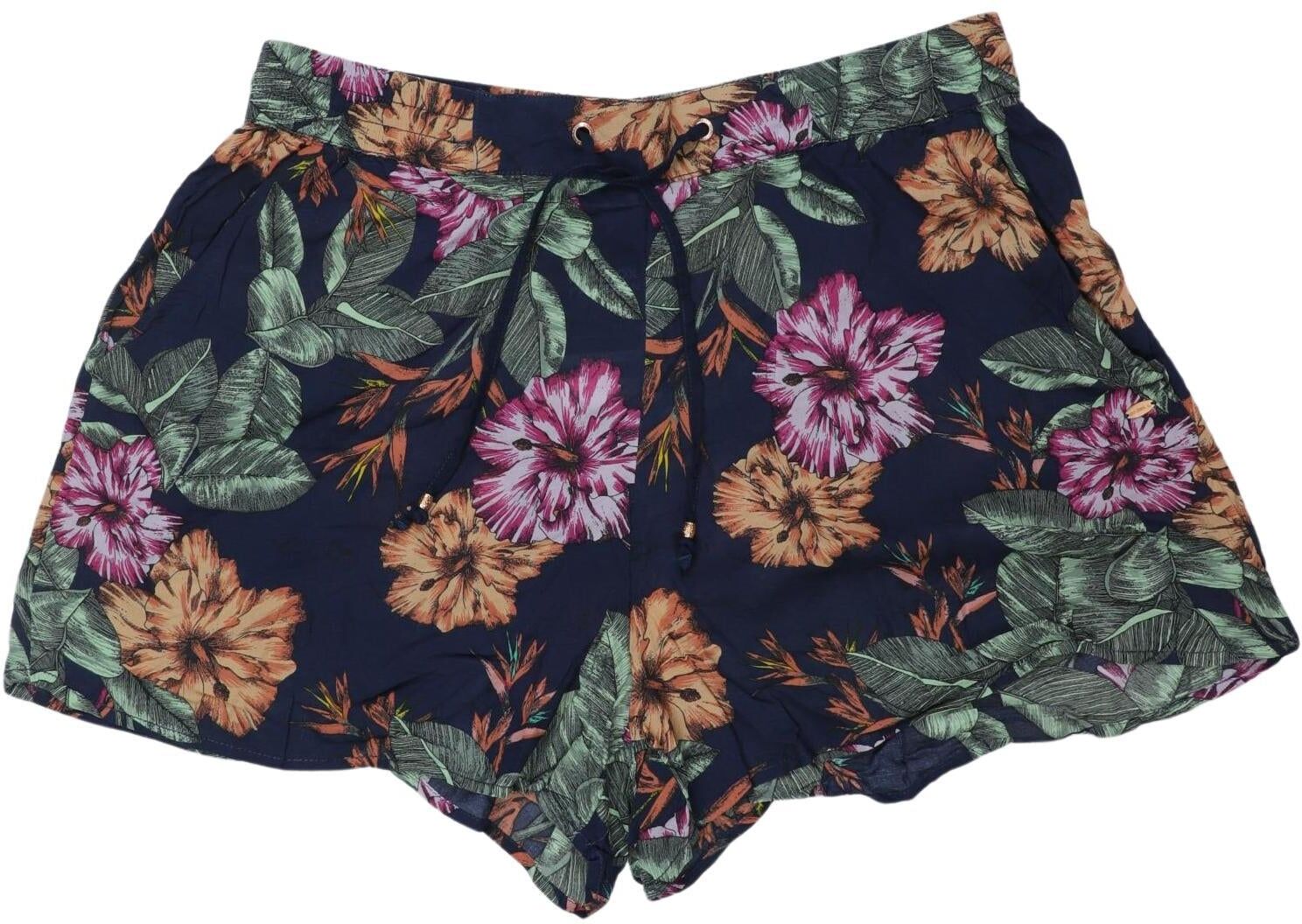 O Neill Damen Shorts, Mehrfarbig, Gr. L, Viskose - Second Hand
