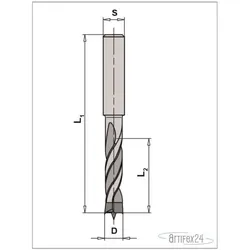 AKE Spiral- und Sonderbohrer 12X105/170 S13X50 Z2 HW R - 10005392