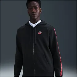 NIKE Sportswear Club Hoodie Herren 010 - black/black XXL