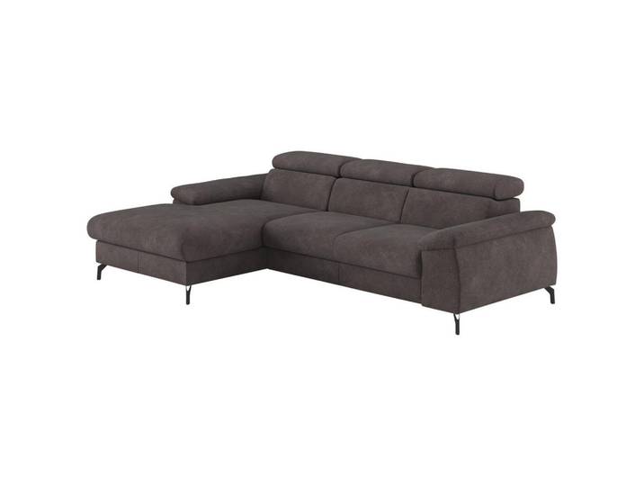 ECKSOFA Kitty Anthrazit S. 166X244 cm