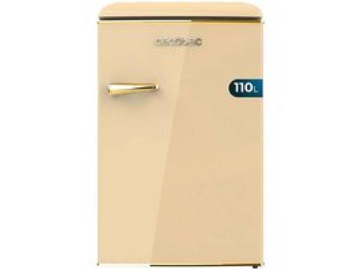 Cecotec Mini Frigo Réfrigérateur Rétro Bolero CoolMarket TT Origin 110 Beige E. Mini Frigo Rétro avec une capacité de 110L