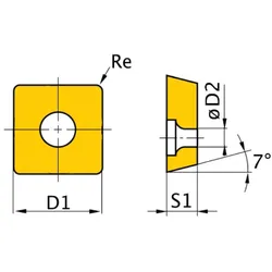 Optimum HM-Ersatzwendeplatten ISO SNMG150608