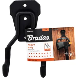 Wand-Werkzeughalter Bradas BASIC aus Stahl mit PVC-Beschichtung 20kg Organizer für Garage und Werkstatt DIY-HG1910