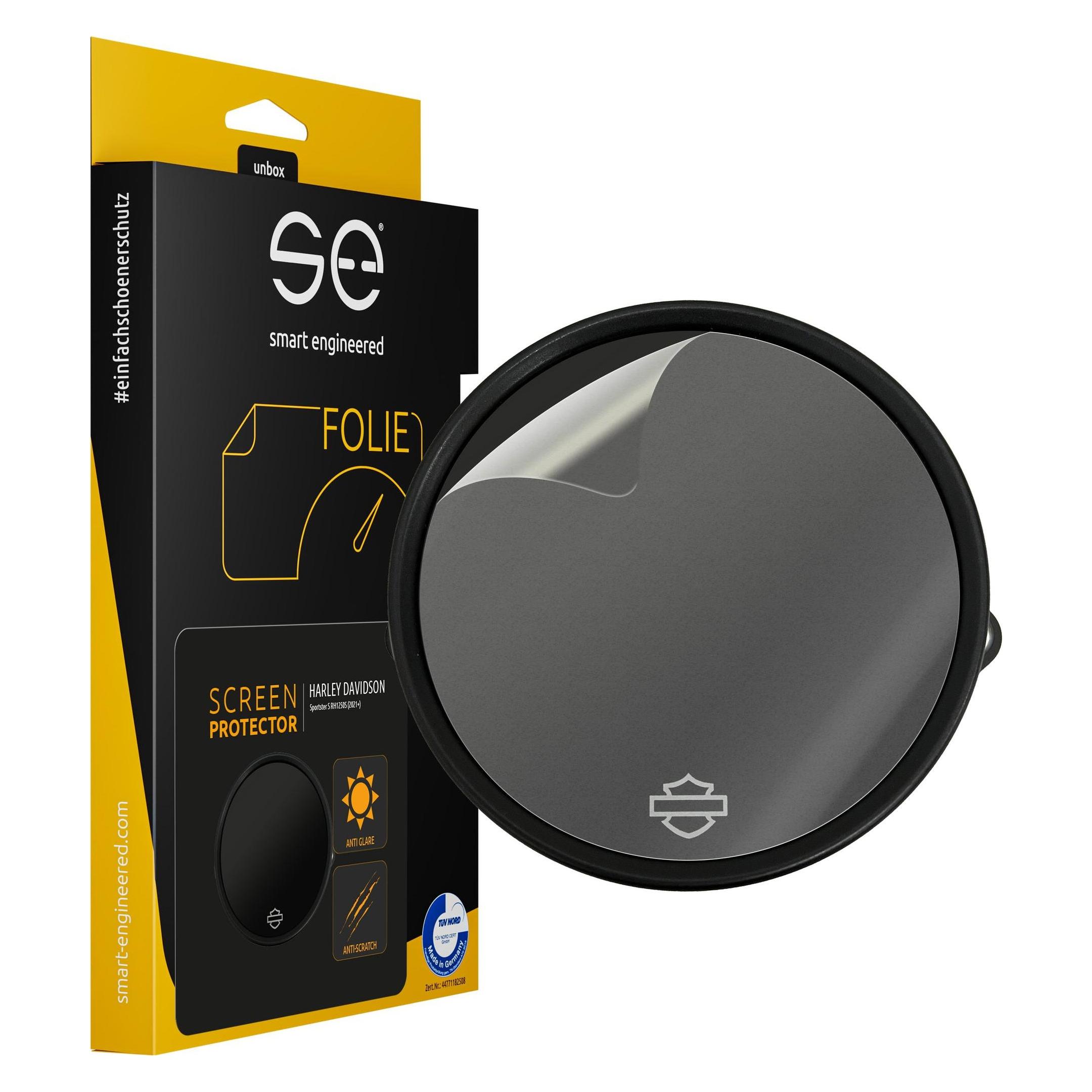 Smart Engineered se Entspiegelte Schutzfolie für Harley Davidson Sportster S (2021-2022) (VPE 2) (SE-DCP-2-0102-0135-1-M)