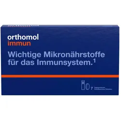 orthomol immun - Mikronährstoffe mit Vitamin C, Vitamin D und Zink - Trinkampullen/Tabletten