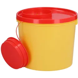 Kanüleneimer 5 l gelb 1 St