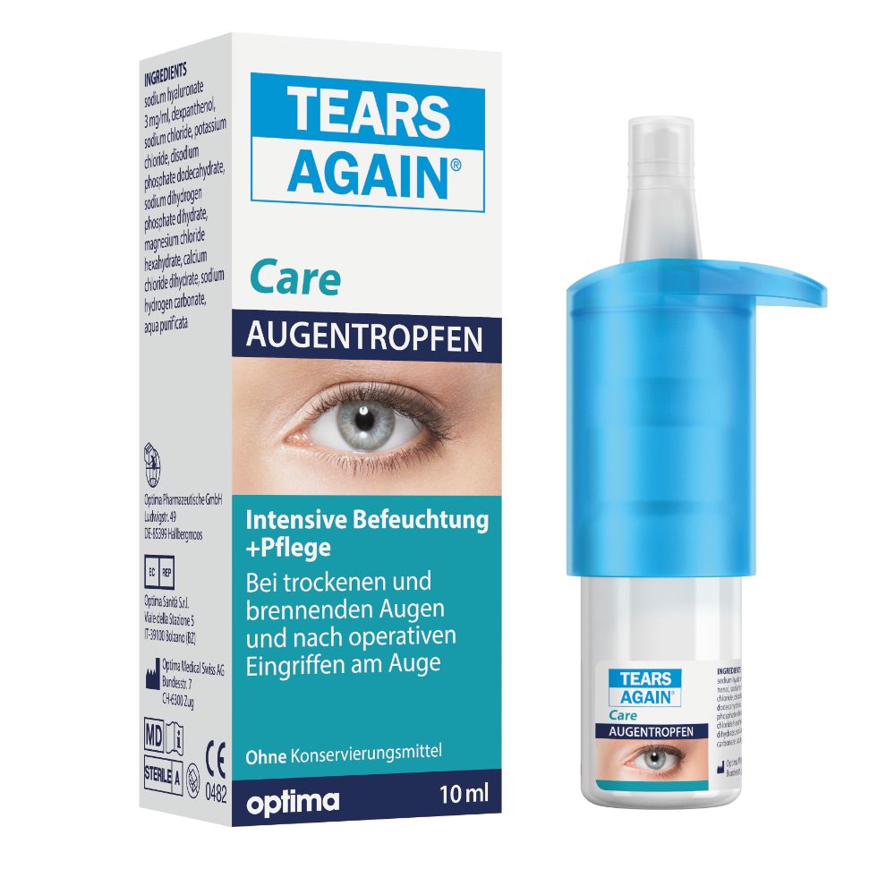 Tears Again Care Augentropfen 10 ml