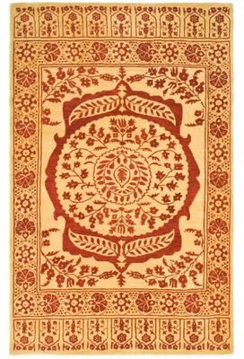 SAFAVIEH Handmade Taj Mahal Sirpa Traditional Oriental Wool Rug