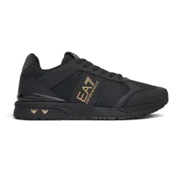 EA7 Unisex. 7X000656_AF13550 Sneaker Stride schwarz (41 1/3), Stoff, Wohnung, Keine, Lässig