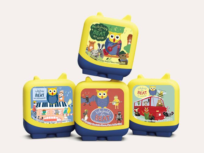 tonies 11003994 Eule Eule findet den Beat Set (Mehrfarbig)