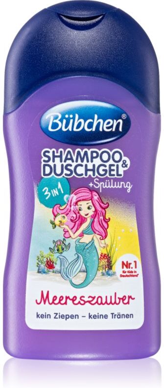 Bübchen Kids 3 in 1 3 en 1 : shampoing, après-shampoing et gel douche pour enfant 50 ml