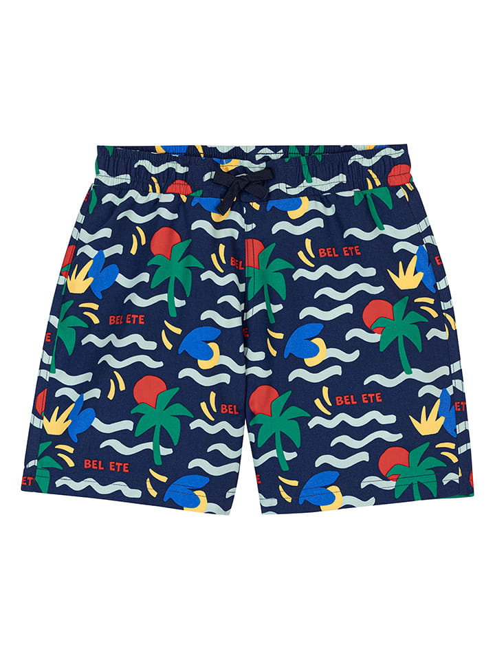 PETIT BATEAU Badeshorts in Dunkelblau - 128