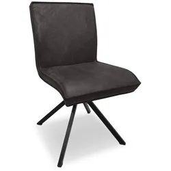 MAISON Stuhl Sally Leder Dark Brown