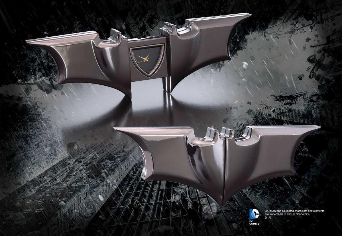 The Noble Collection Batman Symbool Analoge Tafelhorloge