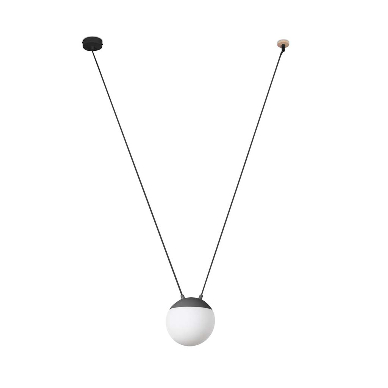 Faro MINE SPACE LED lamp met E27 fitting, Grijs en Wit, IP20